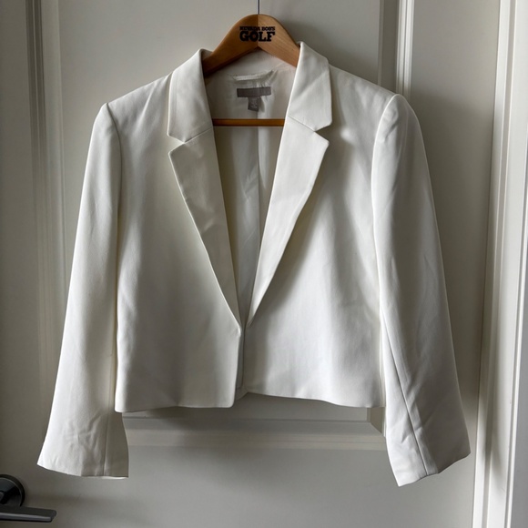 H&M Cropped White Blazer - Picture 2 of 2